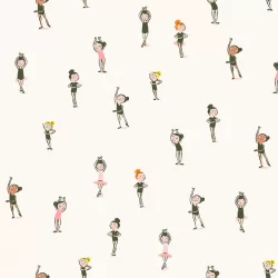 Studio Edit by Heather Ross - Ballerinas Cream