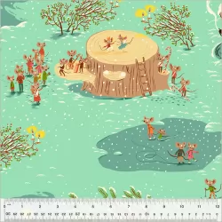 Studio Edit by Heather Ross - Christmas Mice - 17" Bolt End