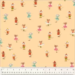 Studio Edit by Heather Ross - Nutcracker Mice Peach
