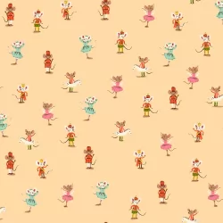 Studio Edit by Heather Ross - Nutcracker Mice Peach