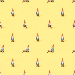 Studio Edit by Heather Ross - Gnomes Yellow