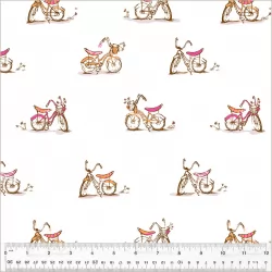 Studio Edit by Heather Ross - Dream Bike White