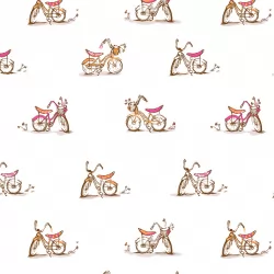 Studio Edit by Heather Ross - Dream Bike White