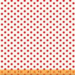 Sugarcube - Polka Dots Red On White