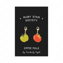 Ruby Star Society - Zipper Pulls - Apple and Tomato by Kimberly Kight