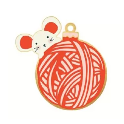 Ruby Star Society - Ornaments - Mouse by Melody Miller