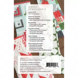 Thimble Blossoms - Merry Stockings 2 Pattern