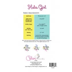 Color Girl - Hula Girl Quilt Pattern