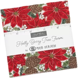 Holly Berry Tree Farm - Charm Pack 