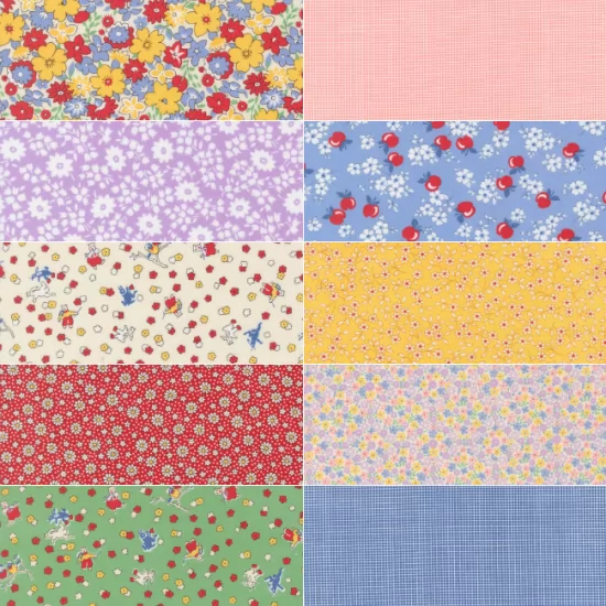 30's Playtime 2025 - *Bundle of 10 Fat Quarters with 1 Free (1)*