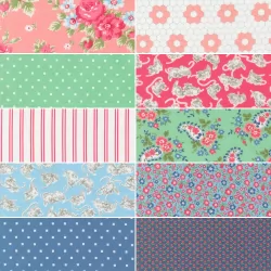 A Cat Named Stitch - *Bundle of 10 Fat Quarters with 1 Free (1)* - PRE-ORDER DUE MAY