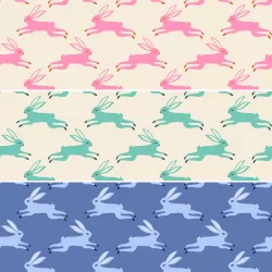 Ruby Star Society - Backyard - Bunny Run Fat Quarter Bundle - 3 FQs