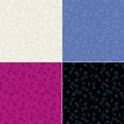 Ruby Star Society - Backyard - Dandelion Fat Quarter Bundle - 4 FQs