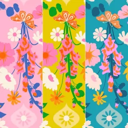 Ruby Star Society - Best Day Ever - Foxglove Floral FQ Bundle