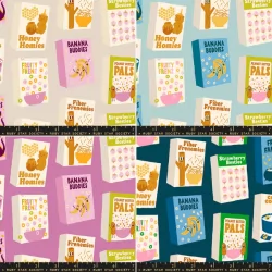 Ruby Star Society - Egg And Friends - Part Of This Complete Breakfast Fat Quarter Bundle