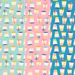 Ruby Star Society - Eye Candy - Boba Fat Quarter Bundle - 3 FQs