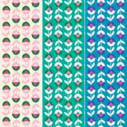 Ruby Star Society - Eye Candy - Flower Chain Fat Quarter Bundle - 3 FQs