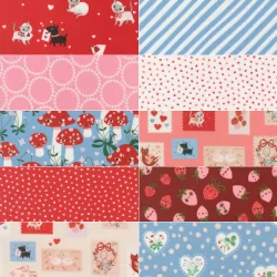 Funny Valentine - Bundle of 10 Fat Quarters with 1 Free (2)