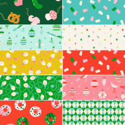 Ruby Star Society - Merry Happy - *Bundle of 10 Fat Quarters With 1 Free (2)* - PRE-ORDER DUE JUNE