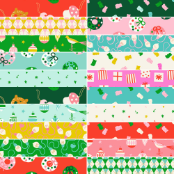 Ruby Star Society - Merry Happy - *Bundle of 20 Fat Eighths With 2 Free* - PRE-ORDER DUE JUNE