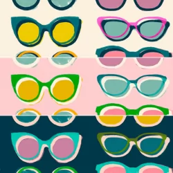 Ruby Star Society - Poolside Too - Poolside Shades Fat Quarter Bundle - PRE-ORDER DUE MAY