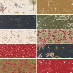 Silent Night - Bundle of 10 Fat Quarters with 1 Free - PRE-ORDER DUE JULY