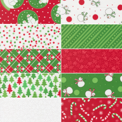 Snow Time - *Bundle of 10 Fat Quarters with 1 Free (1)* - PRE-ORDER DUE JUNE