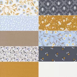Sun Drenched - Fat Quarter Bundle - 10 FQs with 1 Free (1)