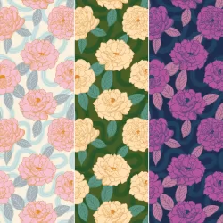 Ruby Star Society - Verbena - Peonies Fat Quarter Bundle