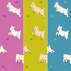Ruby Star Society - Animal Animal - Baby Goats Fat Quarter Bundle